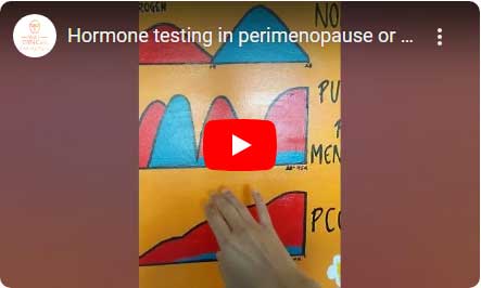 Menopause Hormonal Testing YouTube video link icon