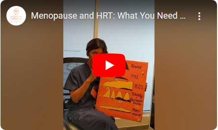 Menopause HRT YouTube video link icon